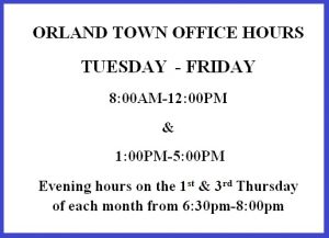 Website Town Office Hours 7 Oct 2021